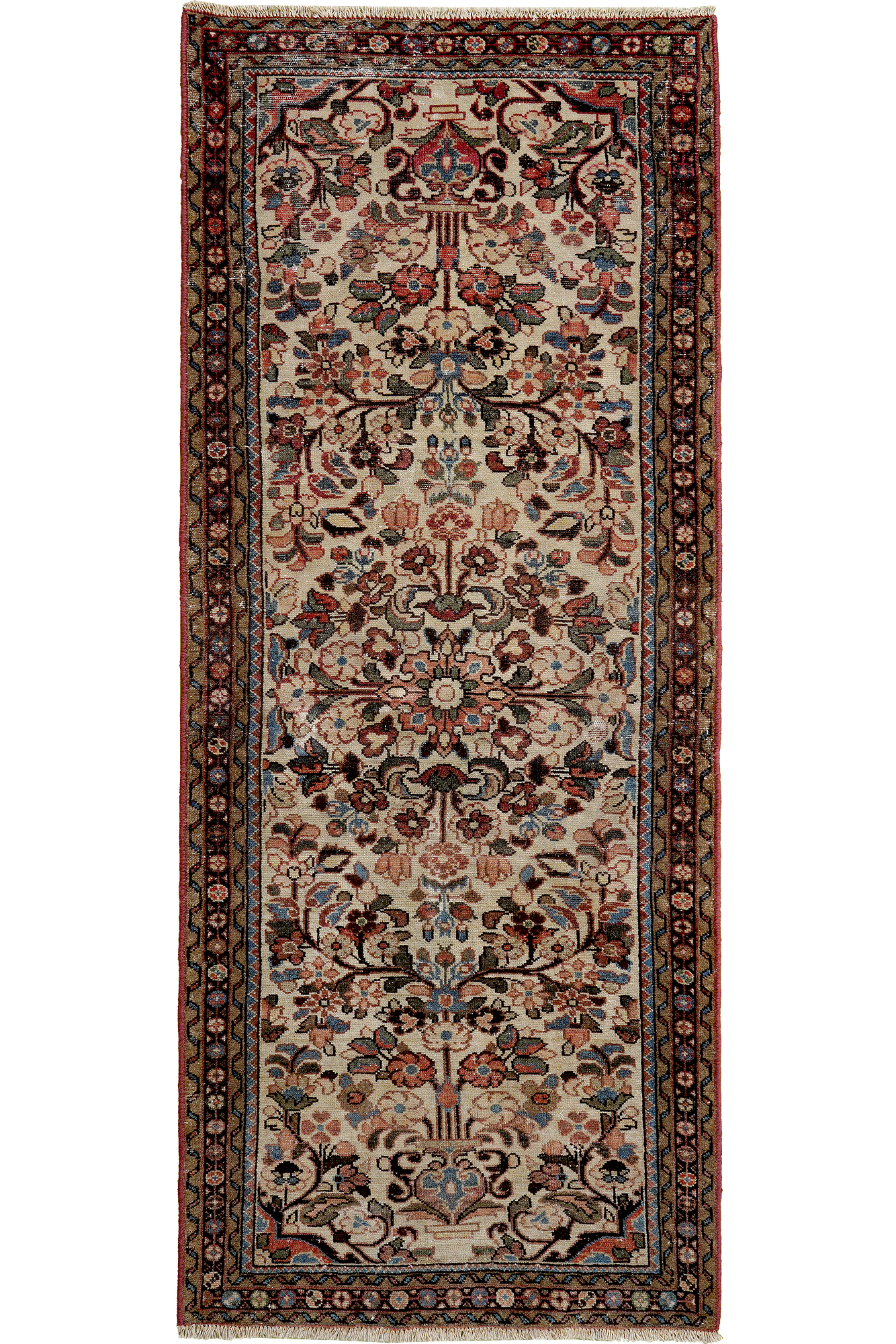 Heritage Teppich Wolle Braun 0