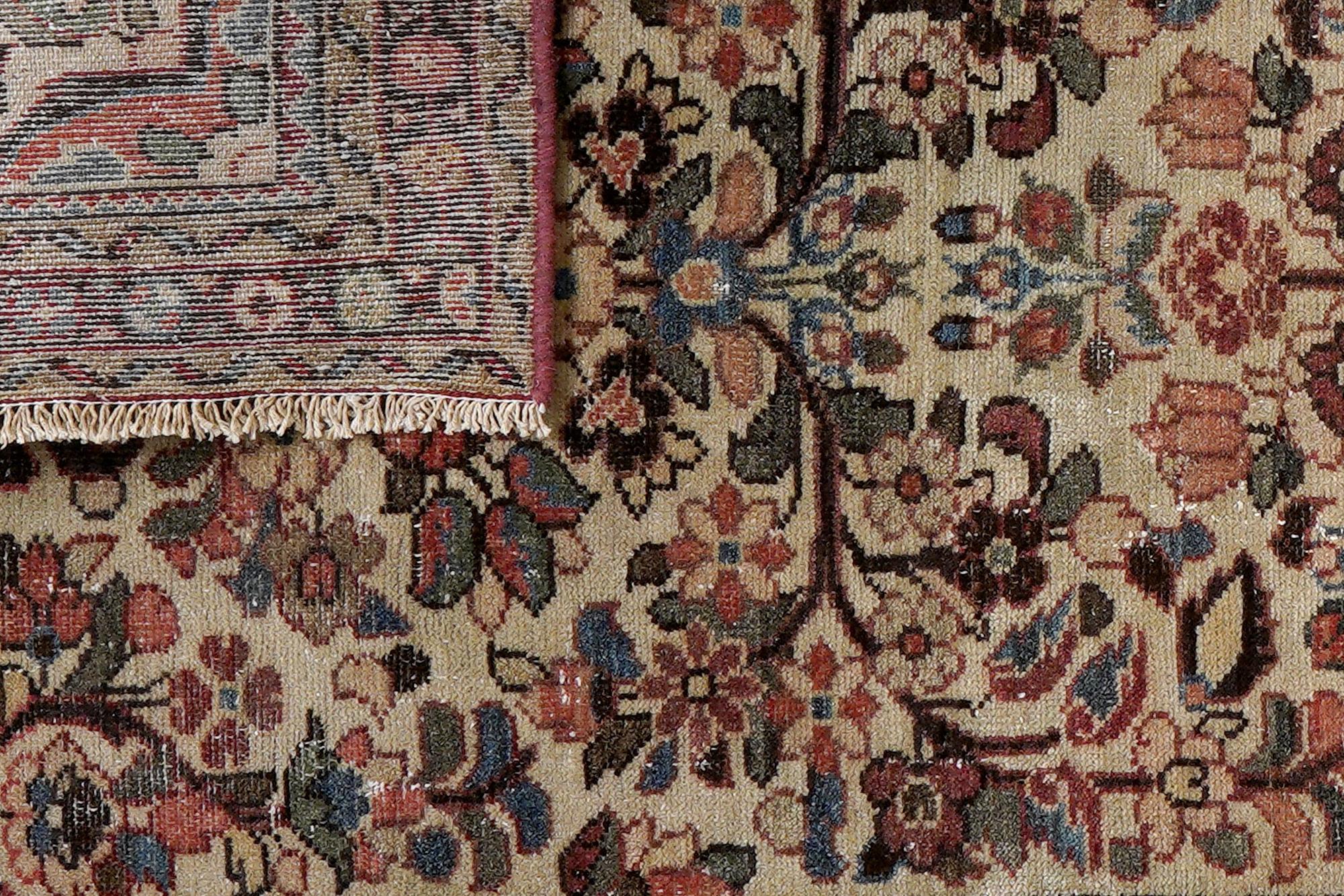 Heritage Teppich Wolle Braun 5