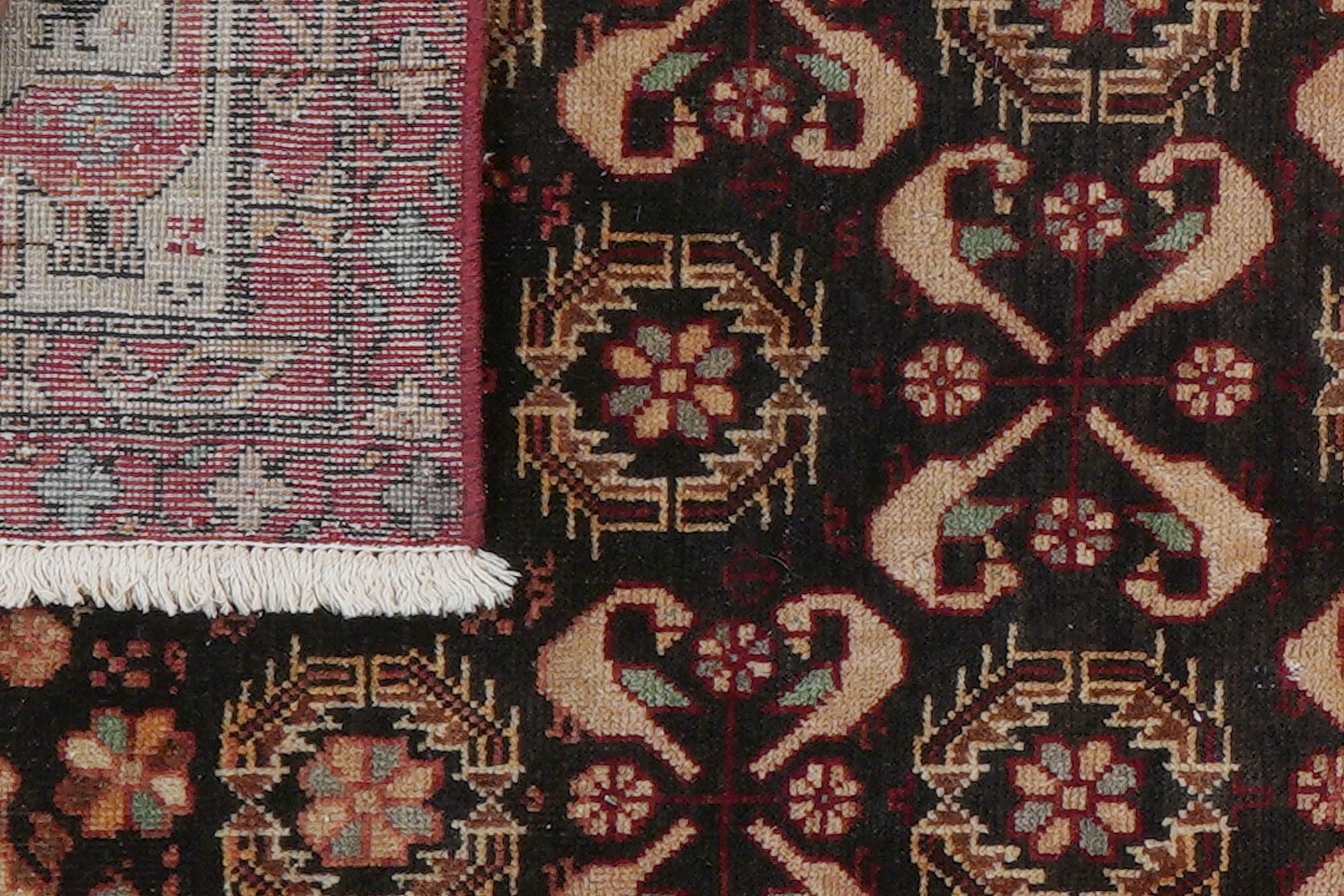 Heritage Teppich Wolle Braun 5
