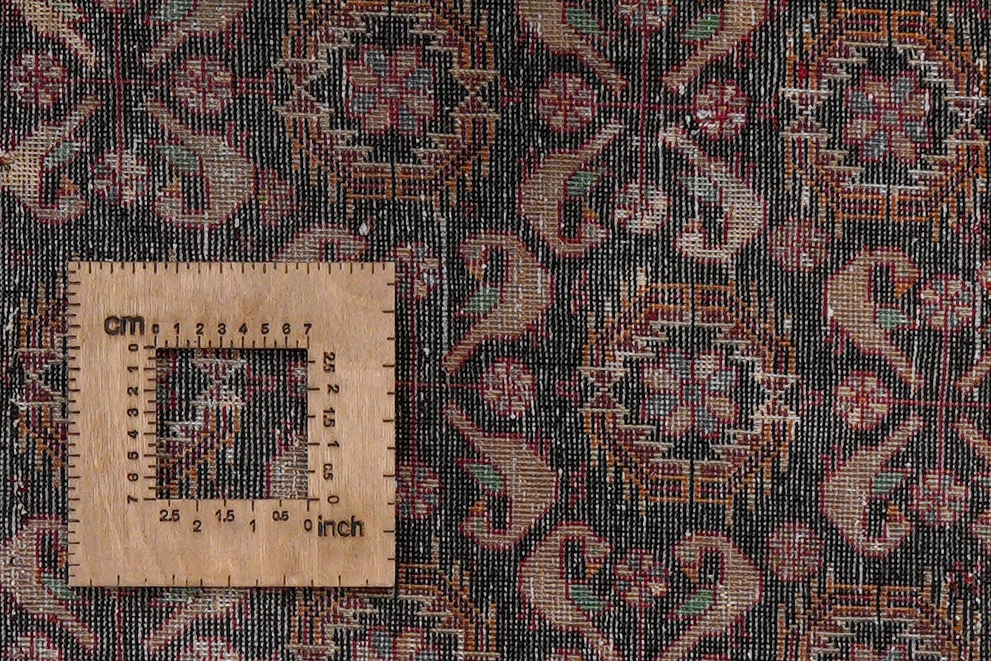 Heritage Teppich Wolle Braun 6
