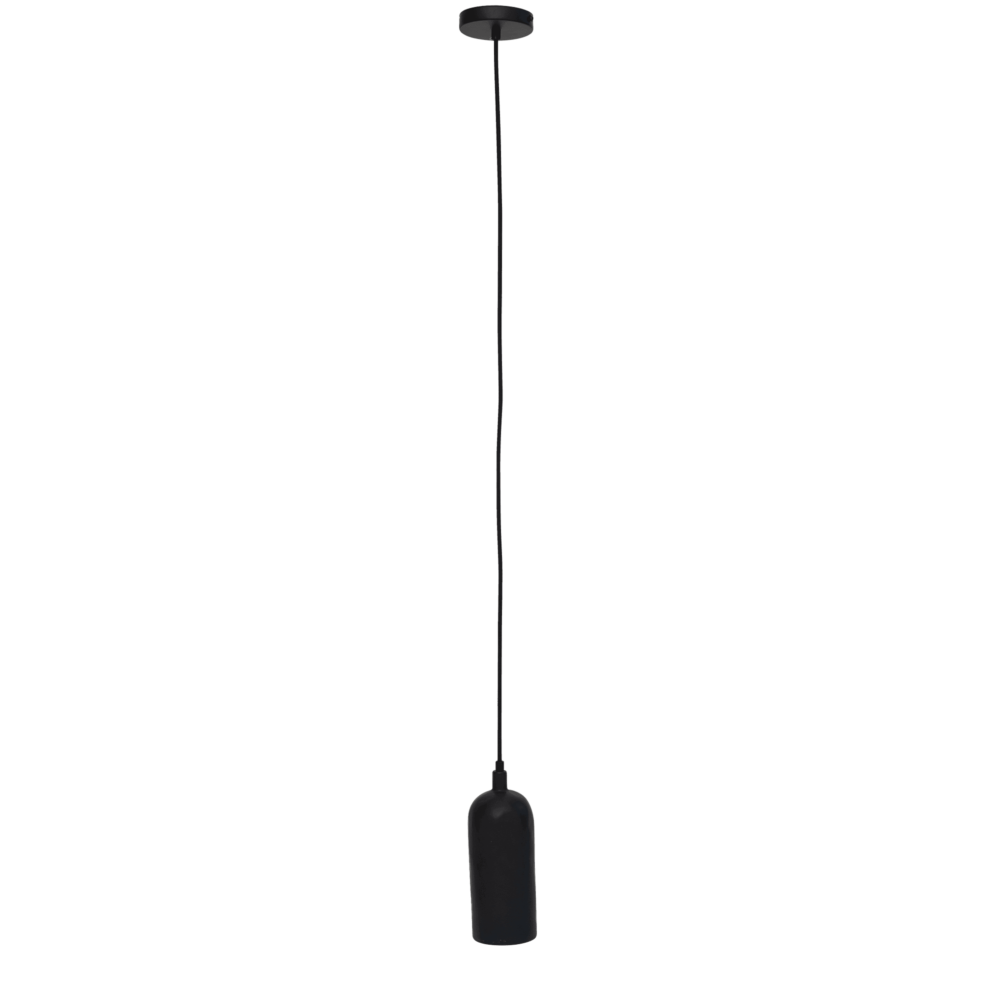 Tiny hanging lamp ceramic black 2