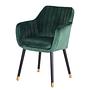 Leezy G Armchair Oak Velvet 0