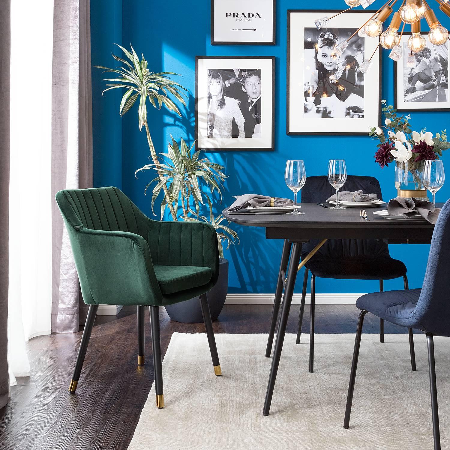 Leezy G Armchair Oak Velvet 2