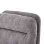 Barstuhl Textil Metall Grau Schwarz 6