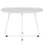 Coffee table reed iron white 1