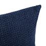 2x Dallas Pillowcase Synthetic Navy Blue 40 x 40 cm 1