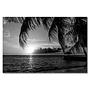 Canvas print Maledives Spruce 80x120 Black/White 0