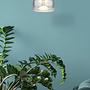 LED Pendant Lamp Belinda Smoked Glass Iron Black 2