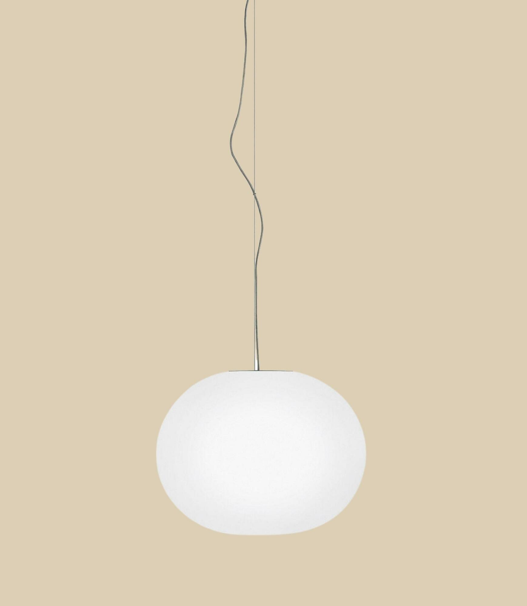 Glo Ball S2 Pendelleuchte Weiß 1