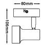 Sub Wall lamp Iron 1-bulb 2