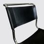 2x Thonet Freischwinger S 33 Leder Schwarz 2