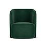 Blair Swivel Chair Velvet Lux Dark Green 1