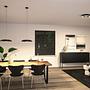 LED ceiling light Volea Black Gold 3