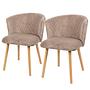 2x Kytterne Dining Chair Brown 0