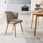 2x Kytterne Dining Chair Brown 1