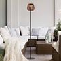 Askia LED floor lamp iron 1-light 1
