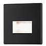 LED Recessed Light Edge Quadro Plastic Black 1