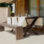 Gartentisch aus massivem Pinienholz   1