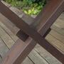 Gartentisch aus massivem Pinienholz   5