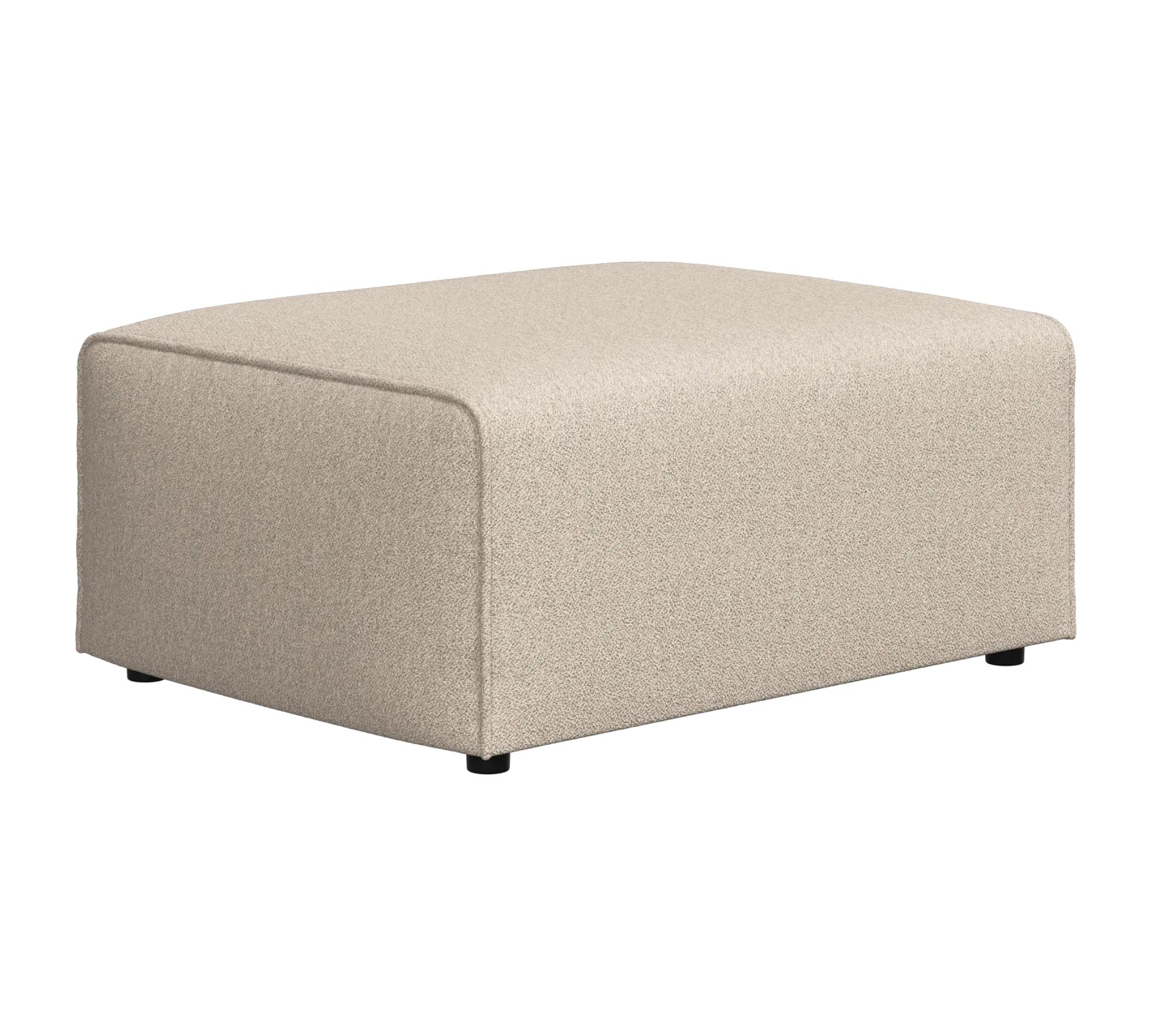 Carmo Pouf Tessuto Lazio Beige 0