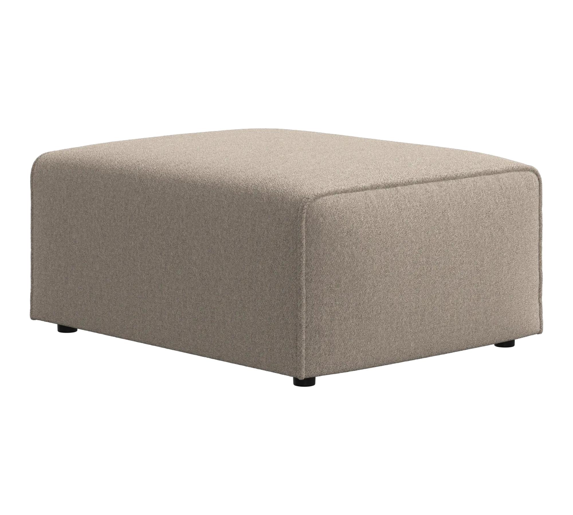 Carmo Pouf Tessuto Lazio Beige 1
