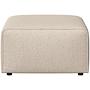 Carmo Pouf Tessuto Lazio Beige 2