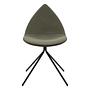 Ottawa dining chair York leather olive green 2