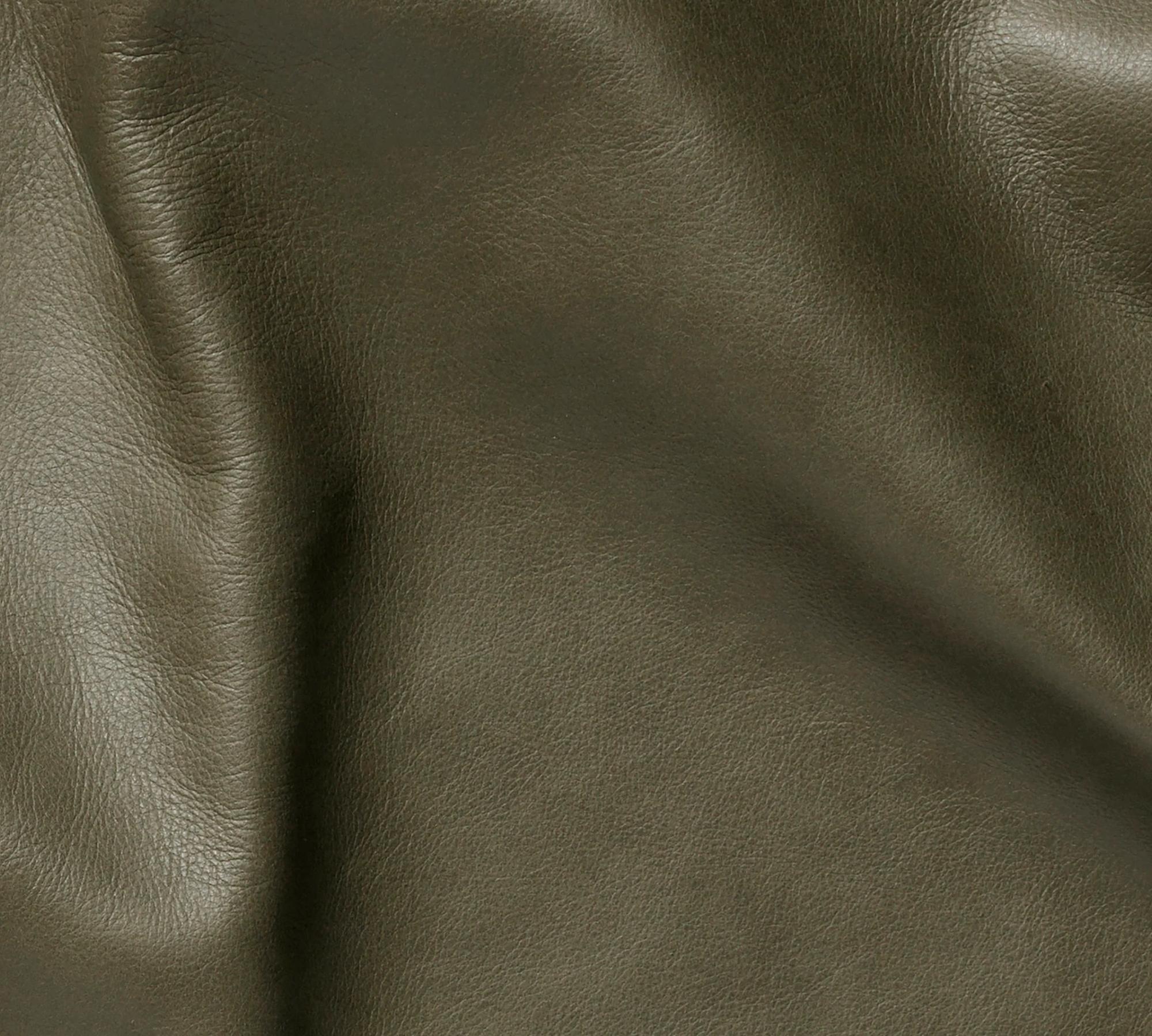 Ottawa dining chair York leather olive green 4