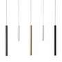LED-Pendelleuchte 5-flammig Glas Metall Mehrfarbig 1
