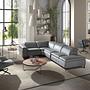 Sofa Récamiere Right Leather Grey 3