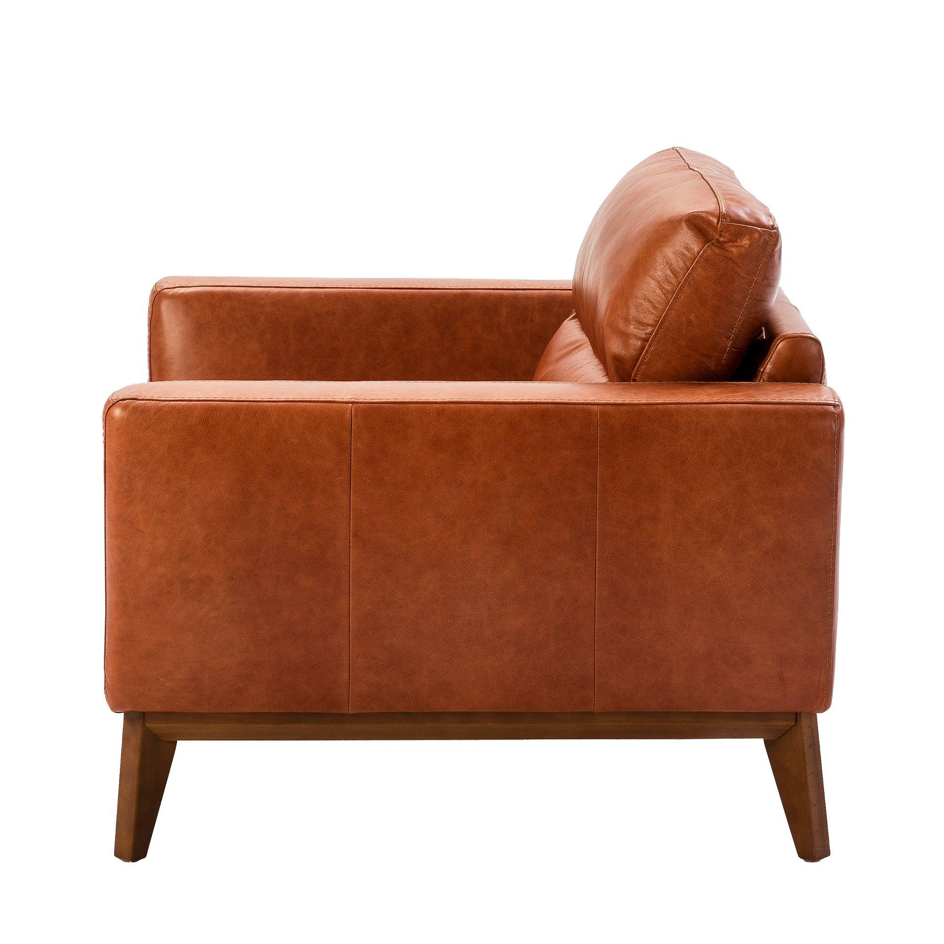 Sessel Leder Braun 4