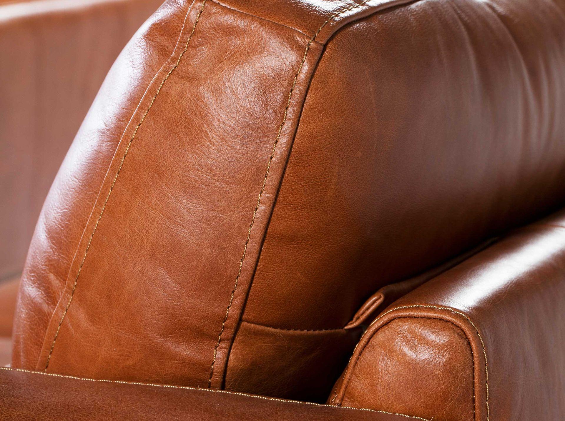 Sessel Leder Braun 7