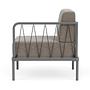 Hadley Outdoor Corner Module Sesame 1