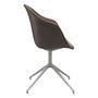 Adelaide Armchair Dining Chair Velvet Brown 1