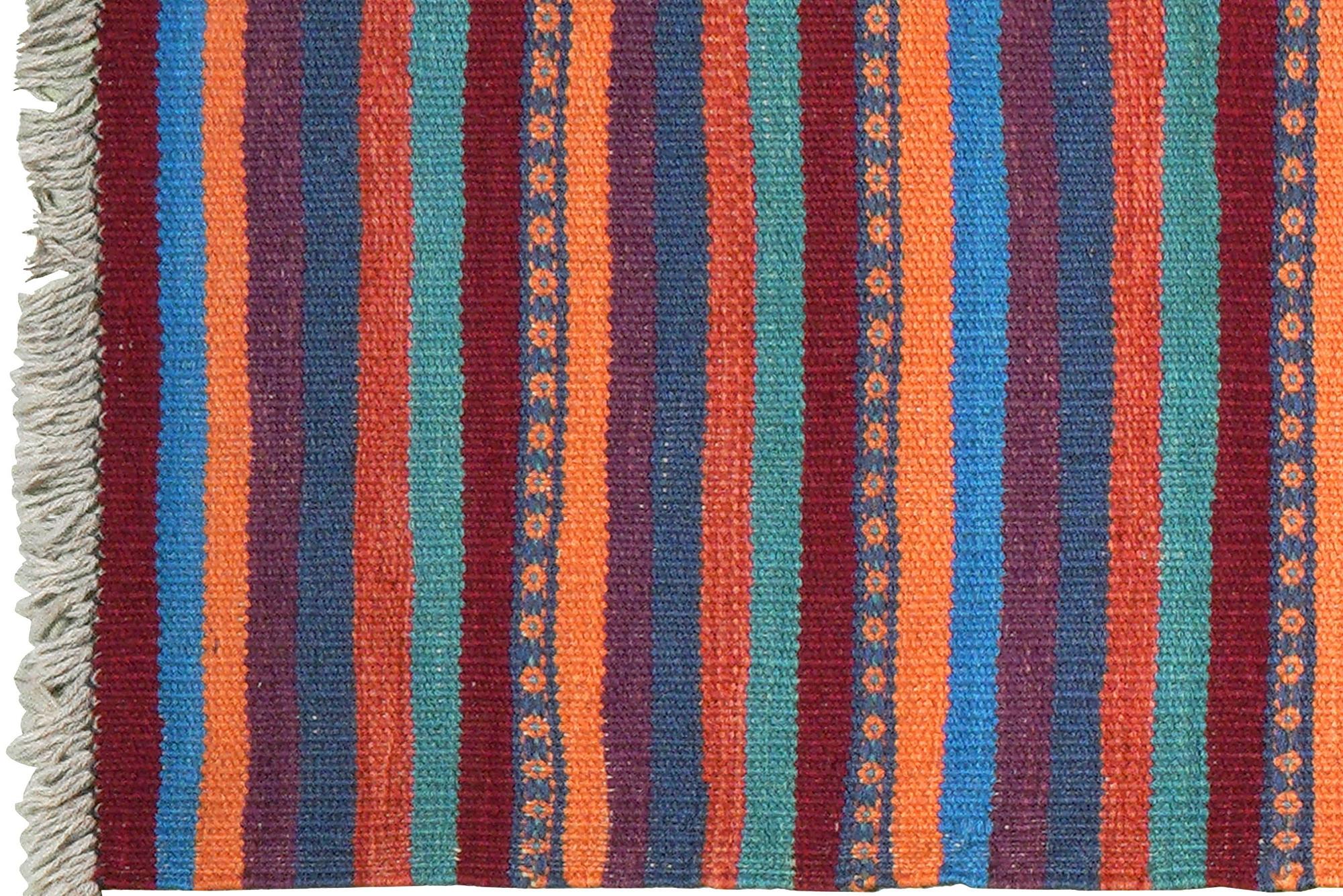 Kilim Gashgai Teppich Wolle Mehrfarbig 1