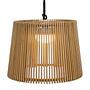 Outdoor pendant lamp Okinawa Brown Bamboo 39 x 28 x 39 cm 2