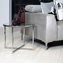 Beistelltisch Kilchis Glas / Metall Chrom 2