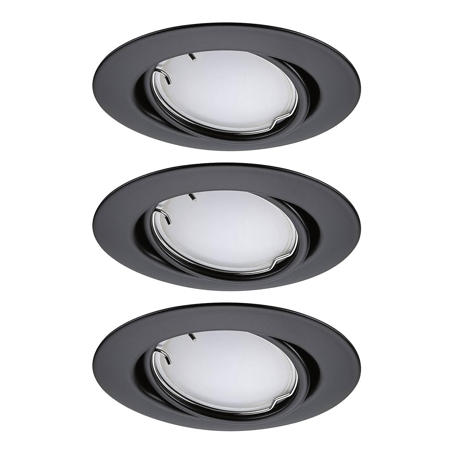 LED recessed light Coin RGBW Metal Black 1-light 3