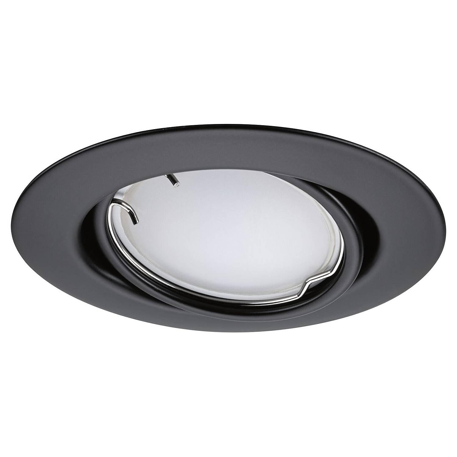 LED recessed light Coin RGBW Metal Black 1-light 4