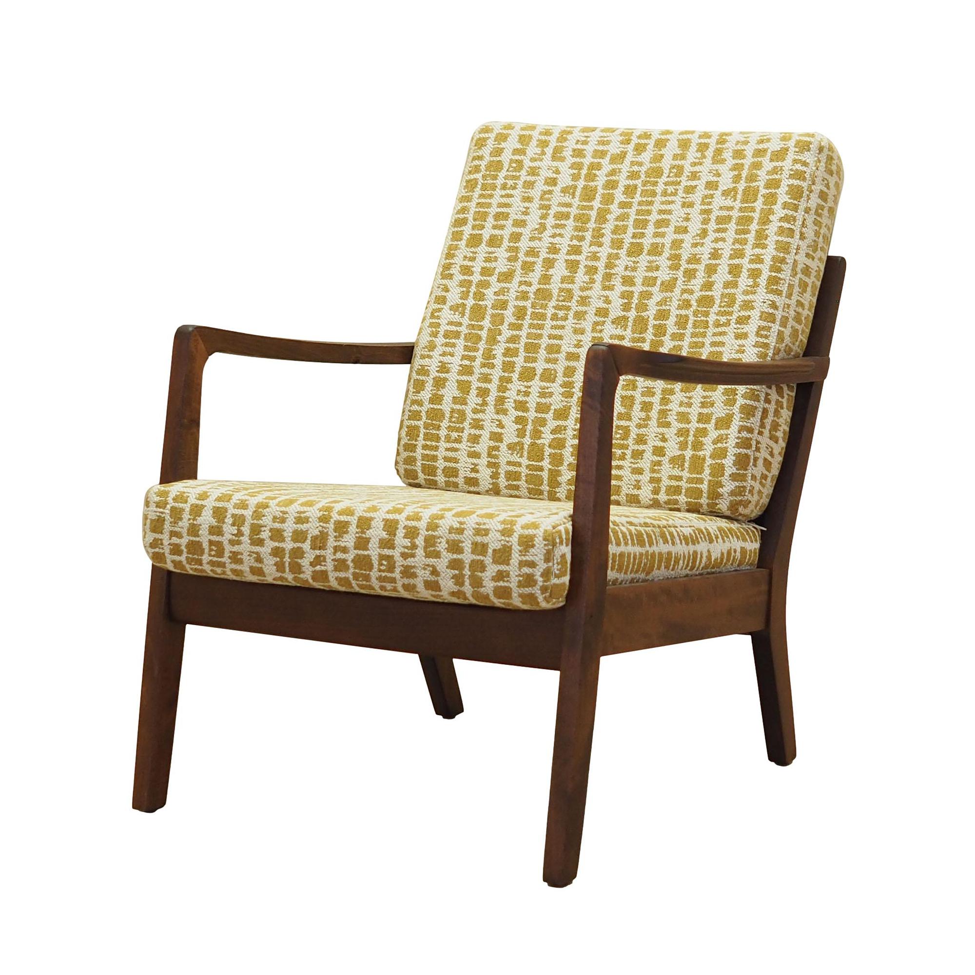 Armchair beech wood 1970s 0