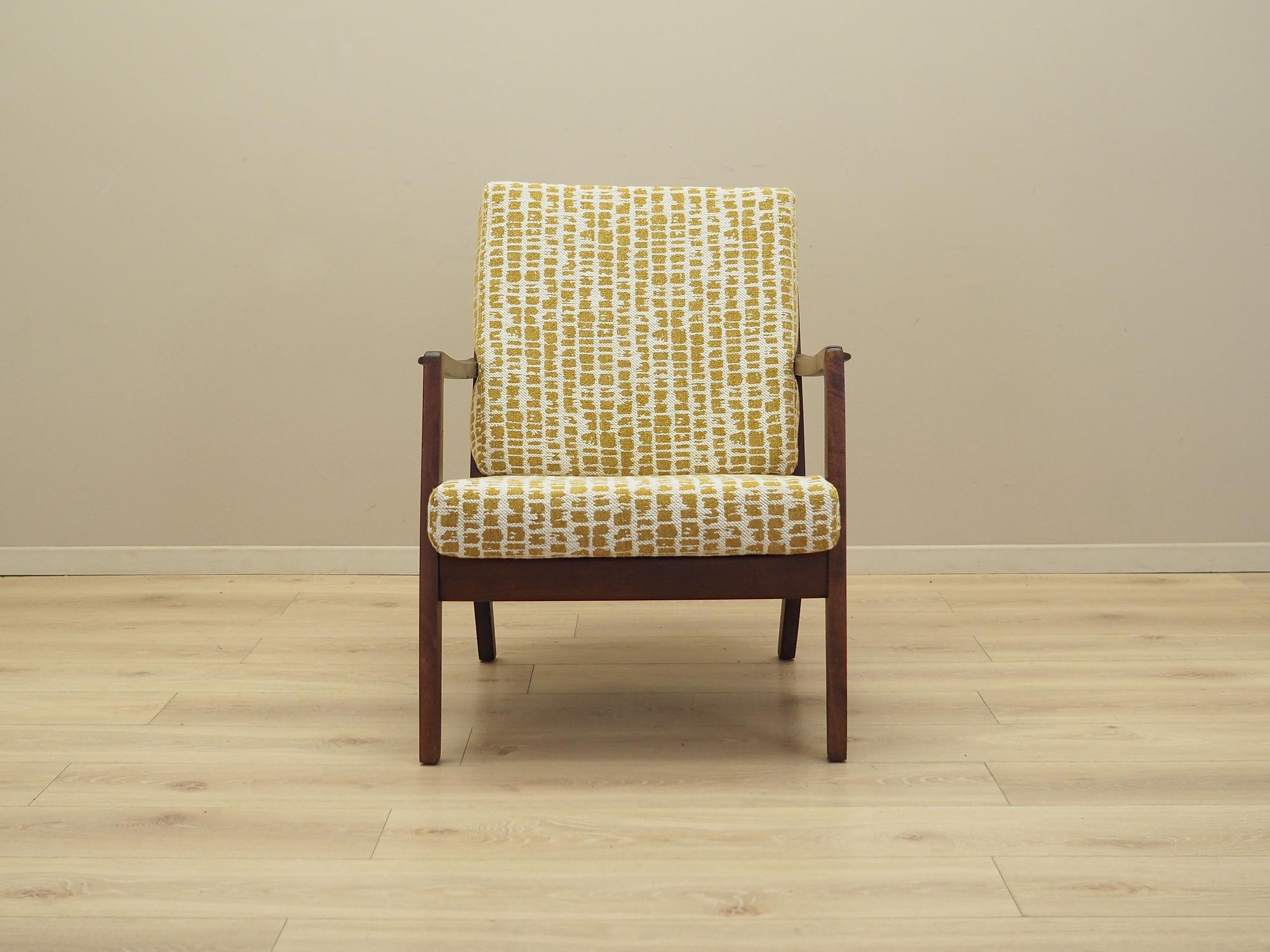 Armchair beech wood 1970s 1