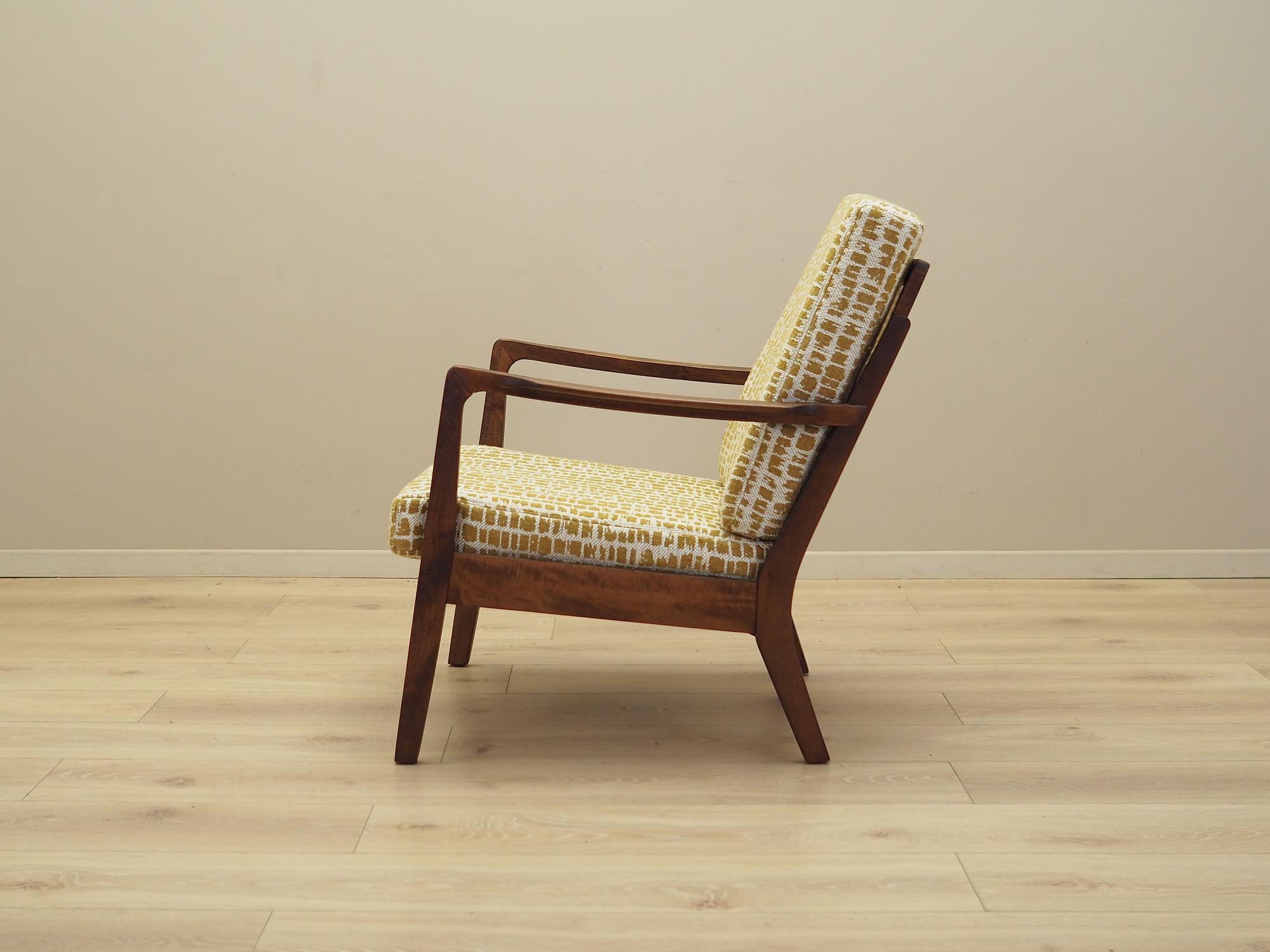 Armchair beech wood 1970s 3