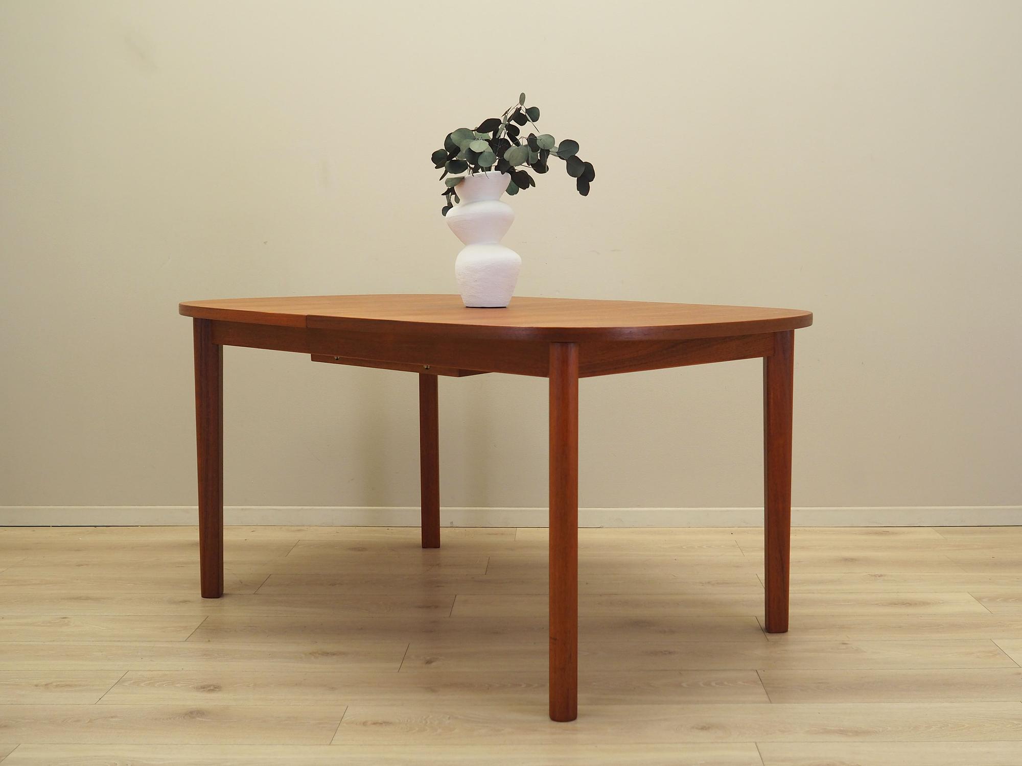 Tavolo da pranzo in teak anni '70 2