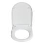 WC-Sitz Exclusive Nr. 10 Edelstahl / Duroplas Weiß 1