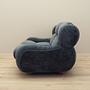 2-seater sofa velvet blue 1970s 3