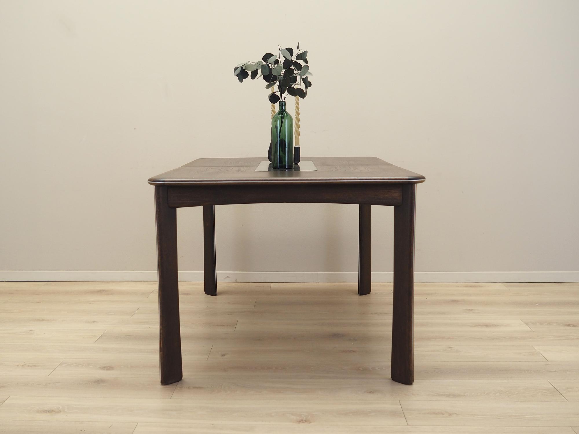 Tavolo da pranzo in rovere anni '70 3