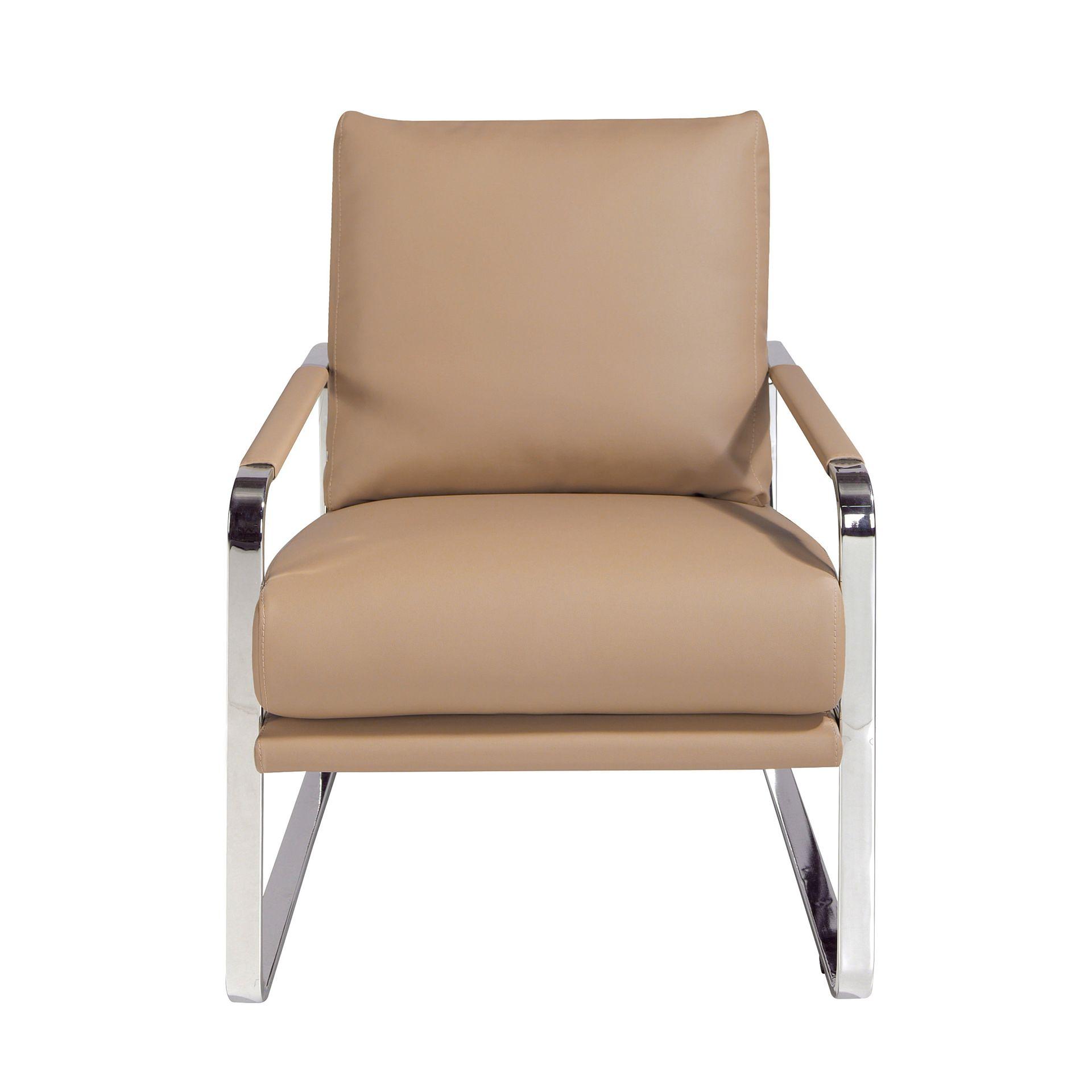 Armchair Faux Leather Grey 5