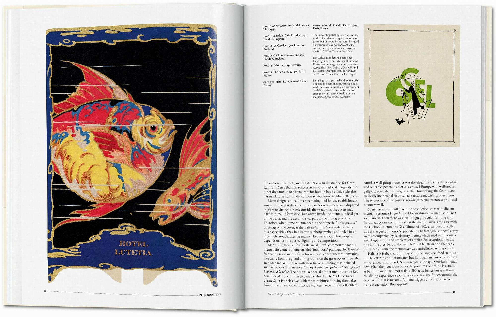 Menu Design in Europe 1