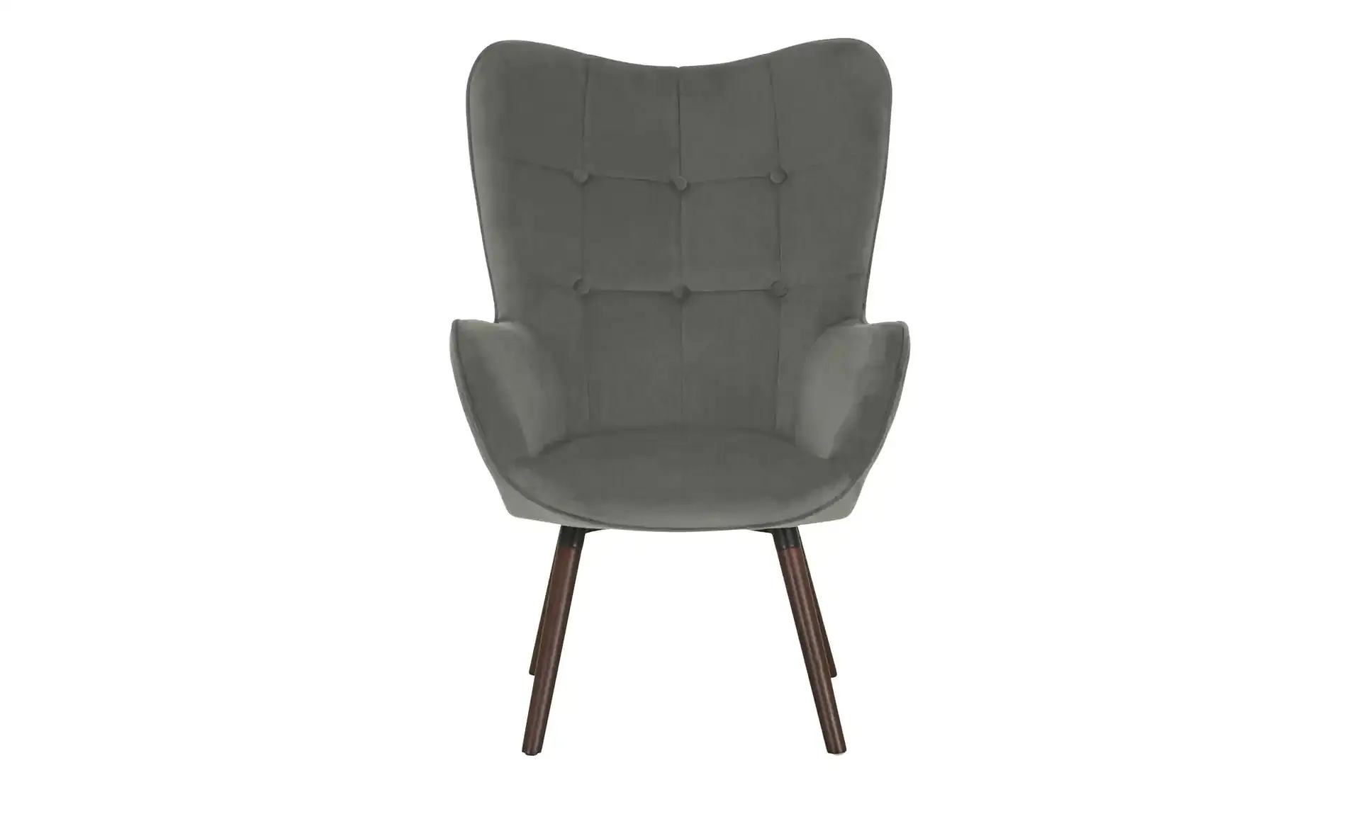 Bridget Armchair Velvet Solid Wood Purple 1