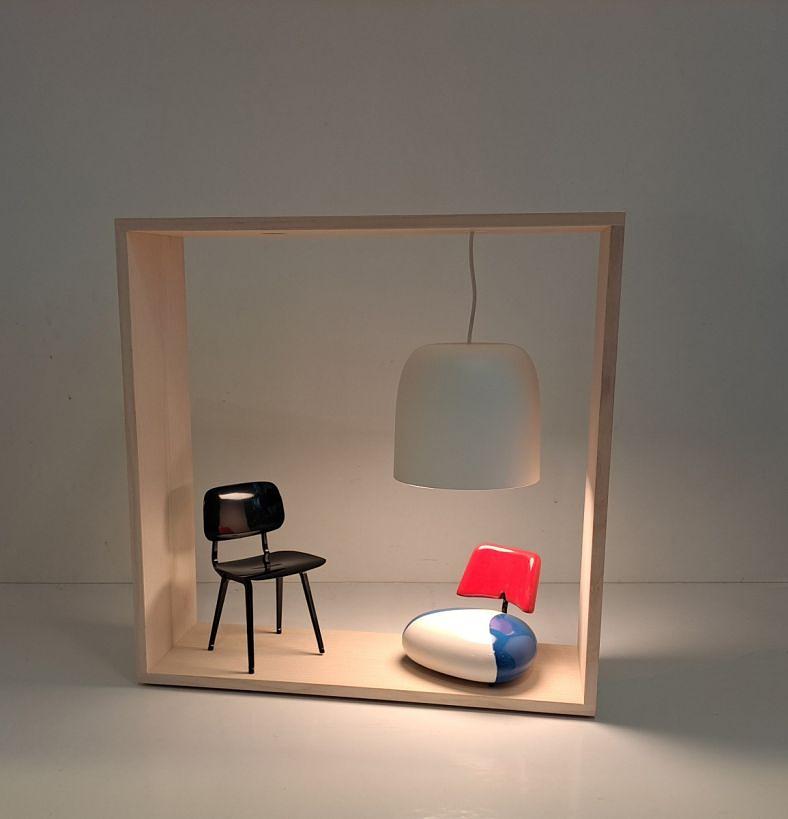 Gaku Wire Table / Wall Lamp 3